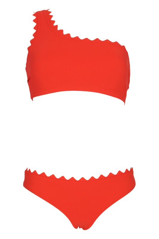 NEUHEITEN Ines Asymmetrischer Bikini Rot