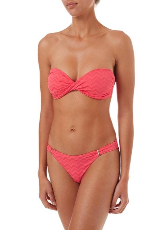 NEUHEITEN Martinique Padded Bandeau Bikini coral wave Angebote