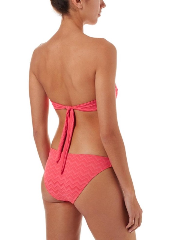 NEUHEITEN Martinique Padded Bandeau Bikini coral wave Angebote