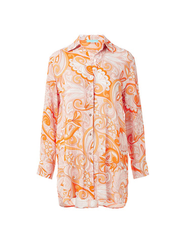 NEUHEITEN Paige Hemd Mirage Orange