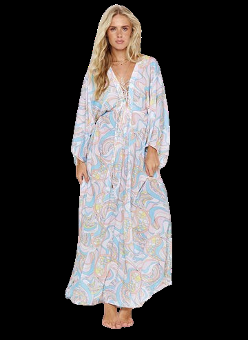NEUHEITEN Natalie Maxikleid Riviera Heißer Verkauf