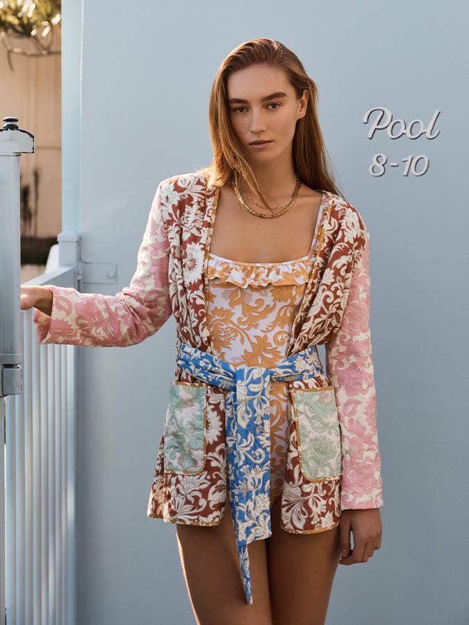 RESORTWEAR Folk Spliced Jacke Blitzverkäufe