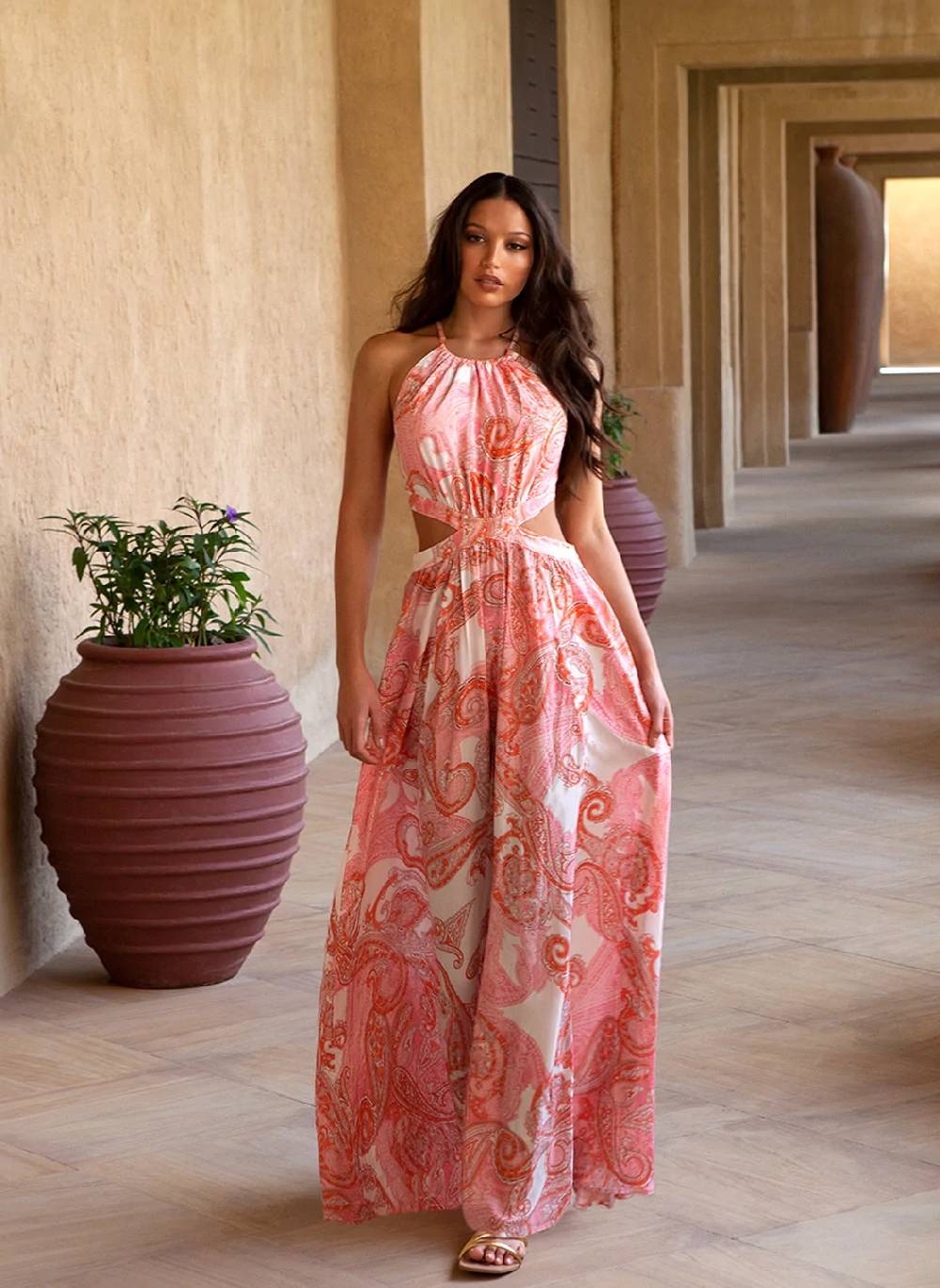 NEUHEITEN Arabella Maxikleid Duchess im Angebot