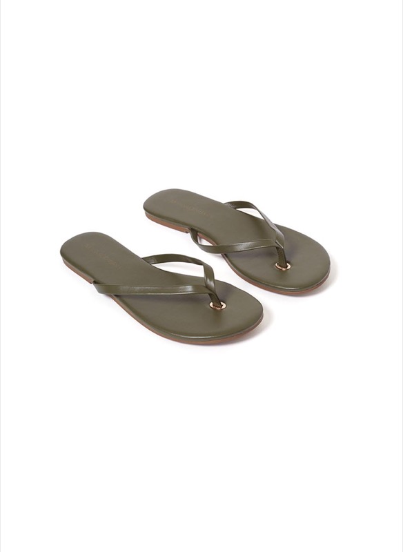 ACCESSOIRES Flip Flop Olive Auslauf