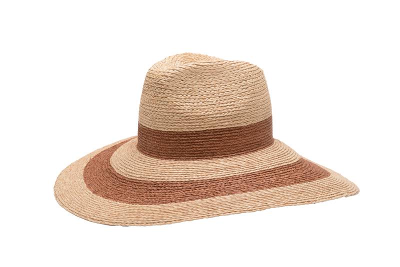 ACCESSOIRES Scirocco Hut Natur/Braun