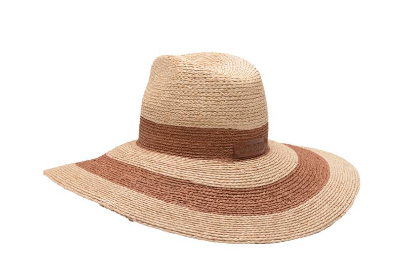 ACCESSOIRES Scirocco Hut Natur/Braun Outlet