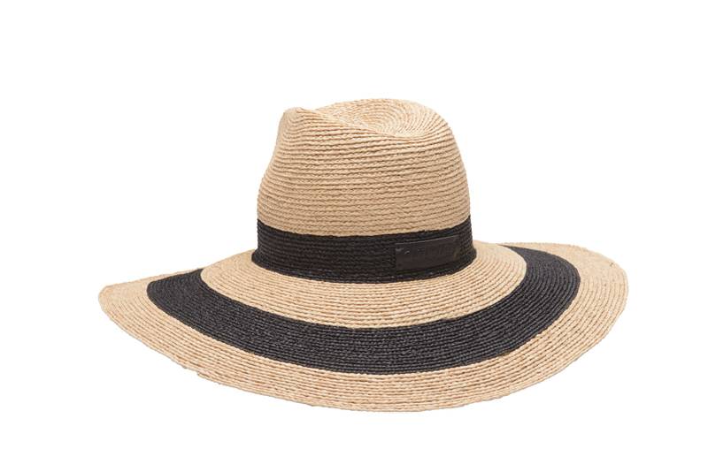 ACCESSOIRES Scirocco Hut Natur/Schwarz Auslauf