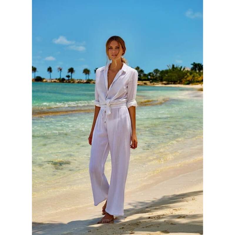 RESORTWEAR Krissy Hose White Meist gekauft