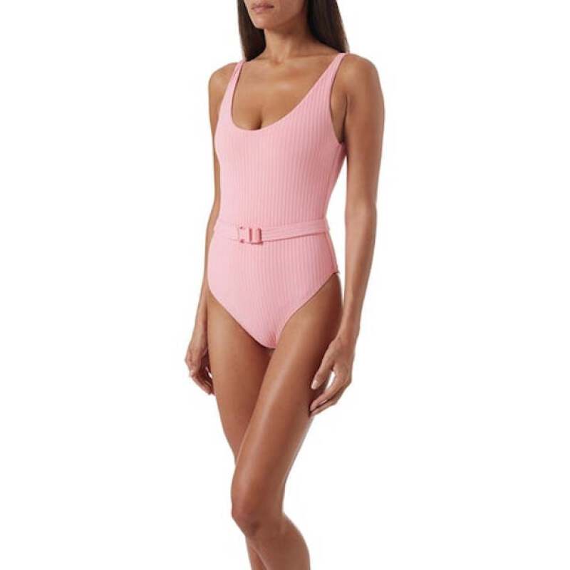 NEUHEITEN St Tropez Badeanzug Blush Ribbed Auslauf