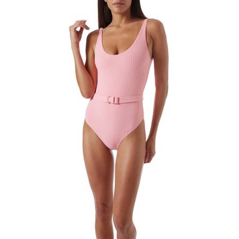 NEUHEITEN St Tropez Badeanzug Blush Ribbed Auslauf