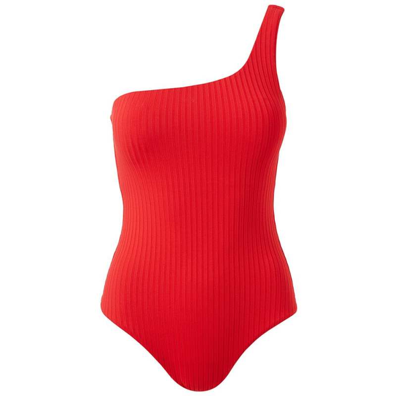 NEUHEITEN Palermo Padded Badeanzug Red Ribbed