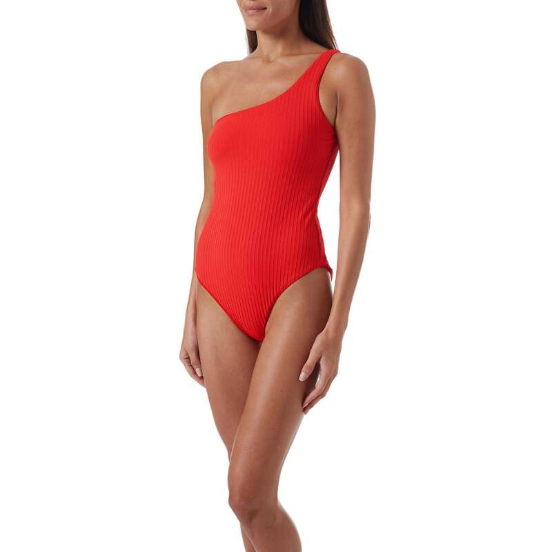 NEUHEITEN Palermo Padded Badeanzug Red Ribbed Verkauf