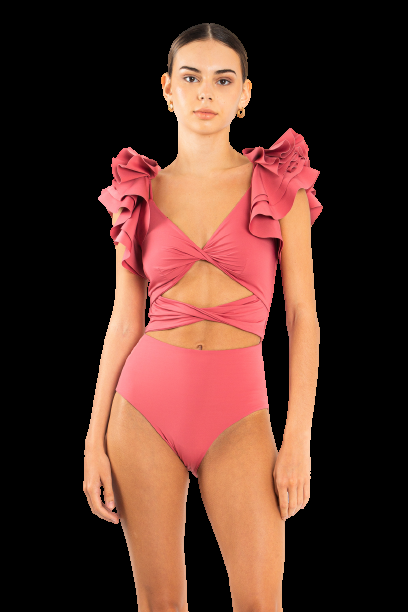 NEUHEITEN Coral Badeanzug Desert Rose im Angebot