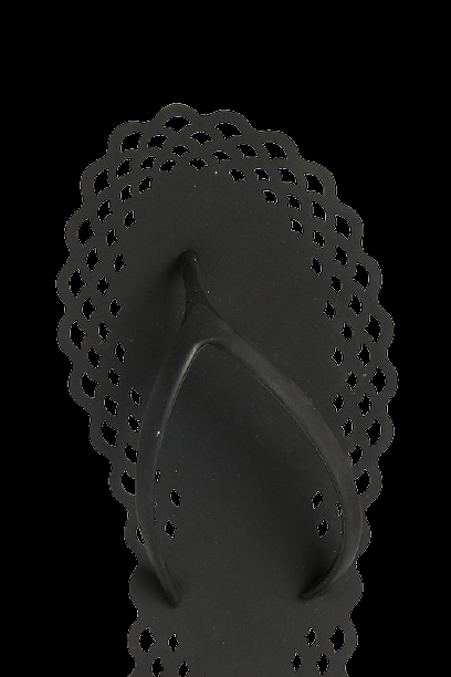 ACCESSOIRES Doily Flipflop Schwarz Meist gekauft