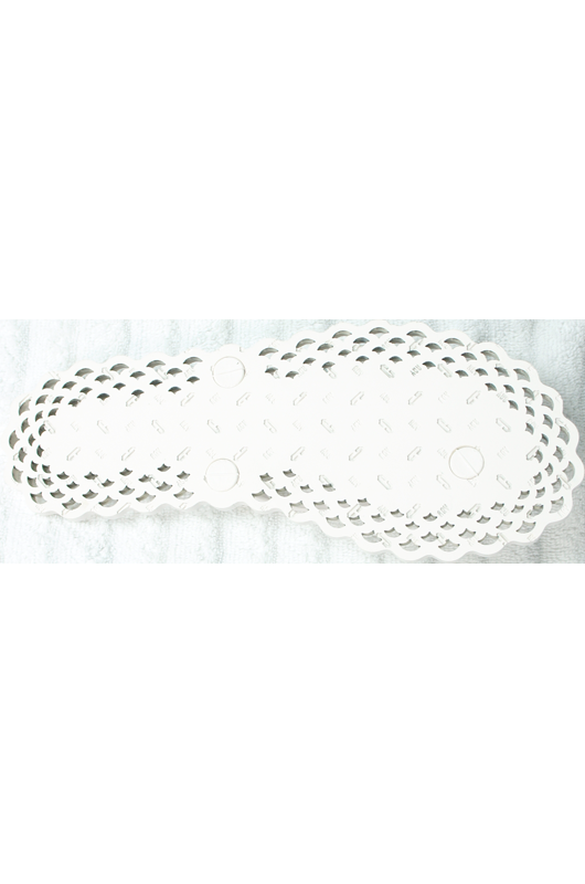 ACCESSOIRES Doily Flipflop Weiß Outlet