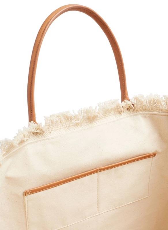 ACCESSOIRES Cap Ferrat Tote Beige Günstiger Verkauf