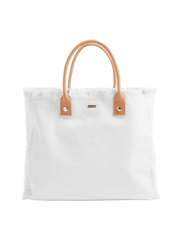 ACCESSOIRES Cap Ferrat Tote Weiß
