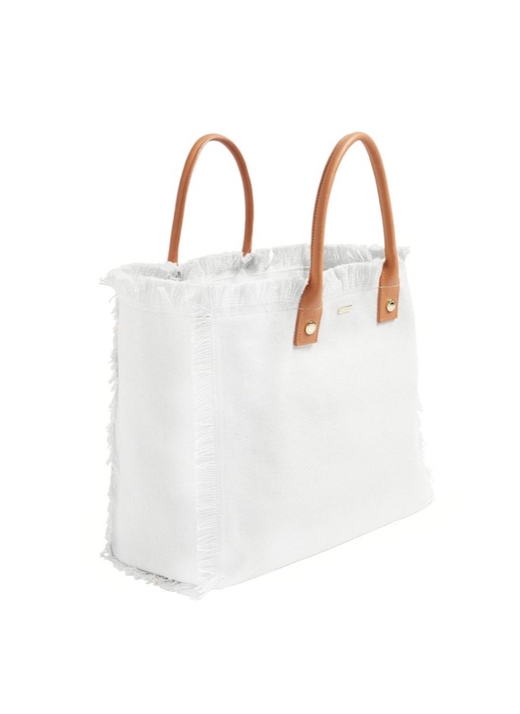 ACCESSOIRES Cap Ferrat Tote Weiß Fabrikverkauf
