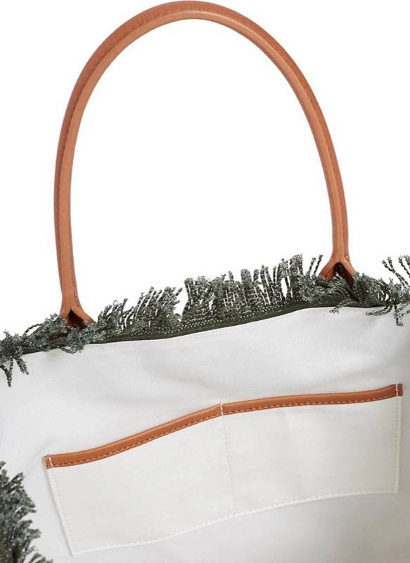ACCESSOIRES Cap Ferrat Tote Olive Meist gekauft