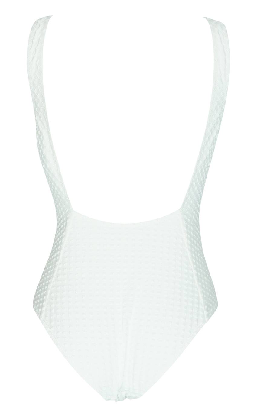 NEUHEITEN Cora Padded Bügel Badeanzug Weiß Schlussverkauf