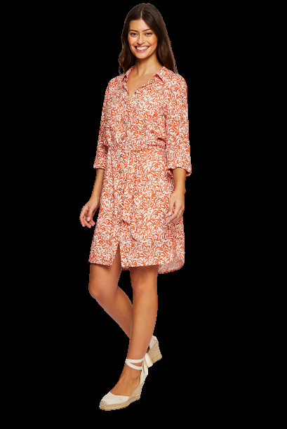 NEUHEITEN Sunset Forest Kleid Schlussverkauf
