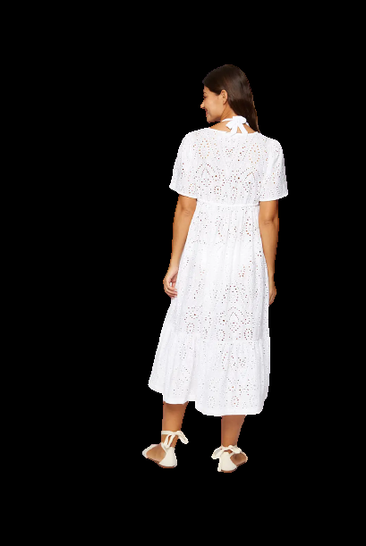 NEUHEITEN Island White Midi Tunika Günstiger Verkauf