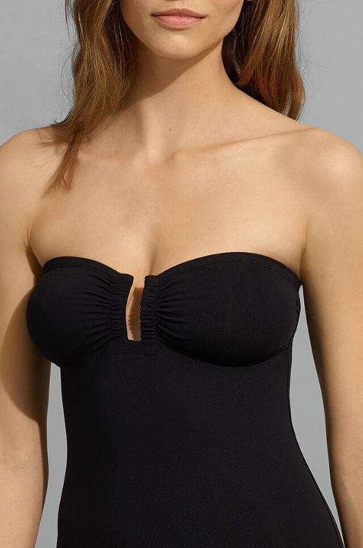 NEUHEITEN Cassiopee Bandeau Badeanzug Noir Günstiger Verkauf