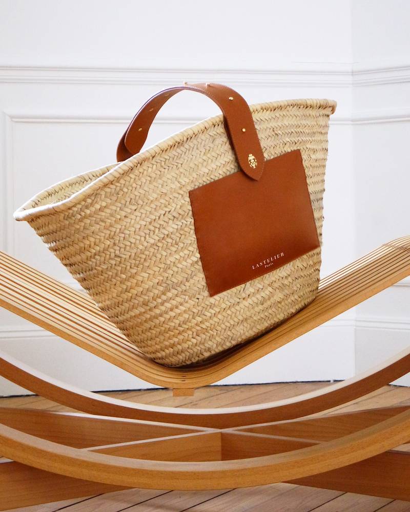 ACCESSOIRES Tulum Korbtasche Cognac Schlussverkauf