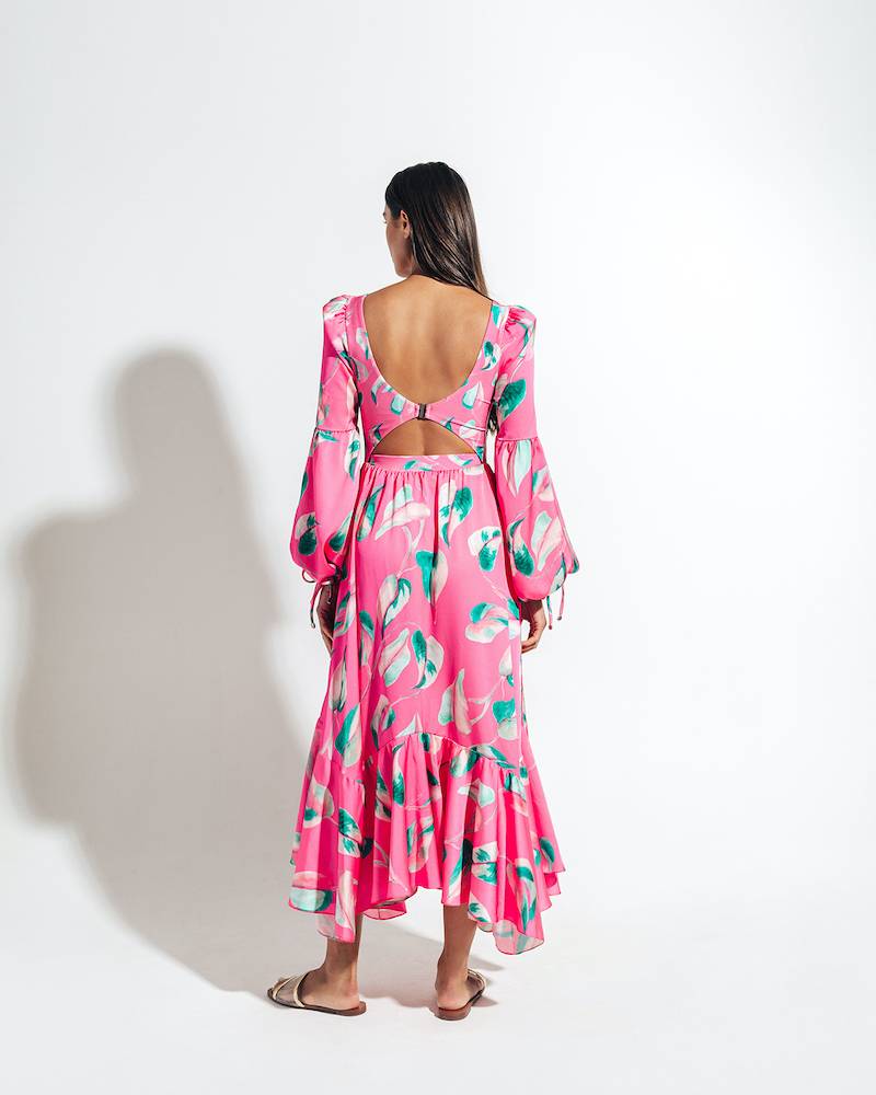 NEUHEITEN Pandola Cut-Out Kleid Pink Günstiger Verkauf