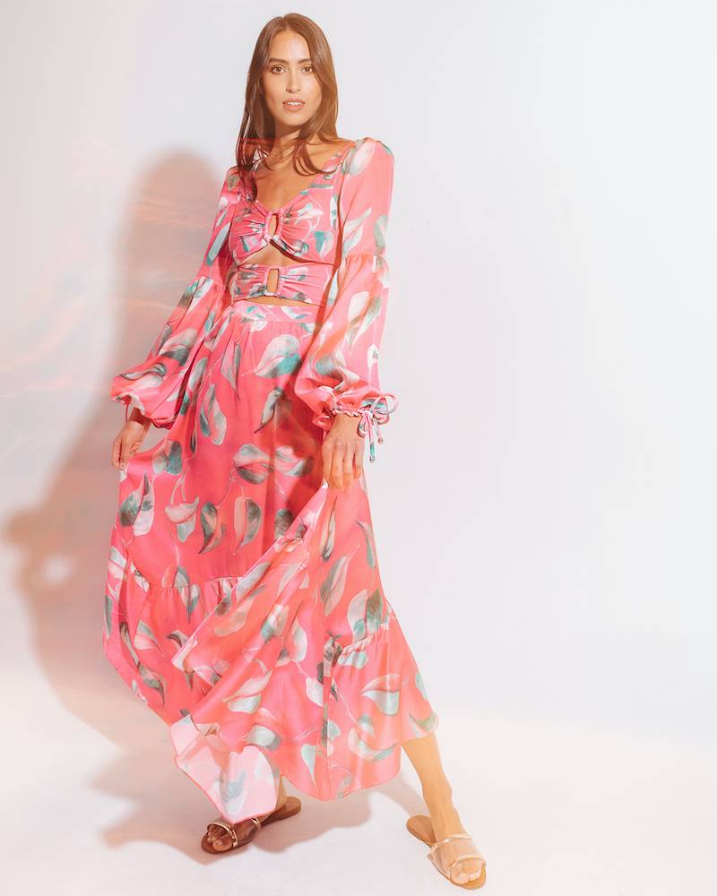 NEUHEITEN Pandola Cut-Out Kleid Pink Günstiger Verkauf