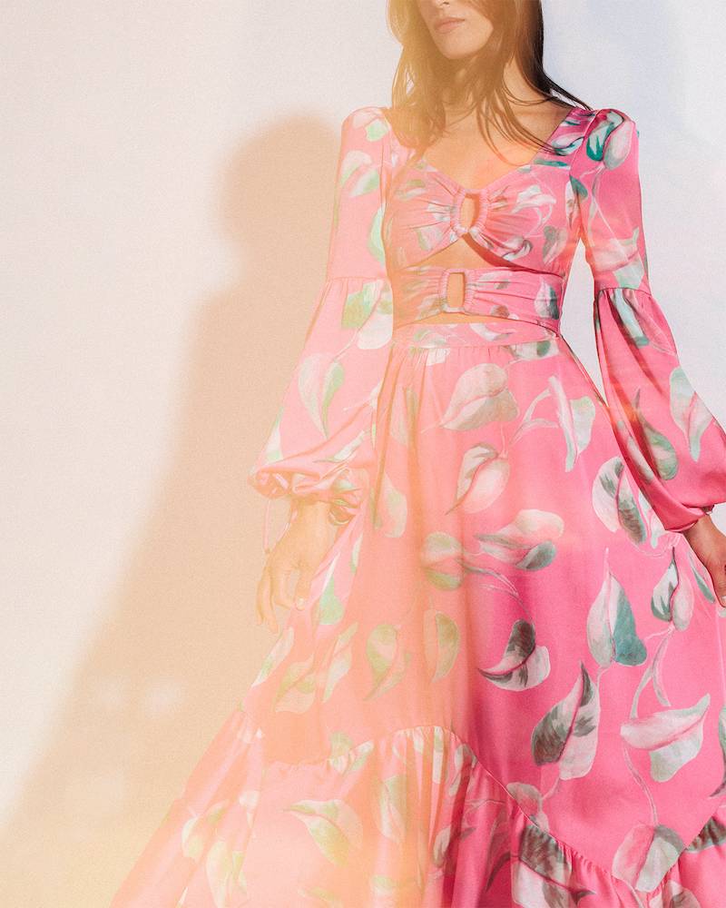 NEUHEITEN Pandola Cut-Out Kleid Pink Günstiger Verkauf