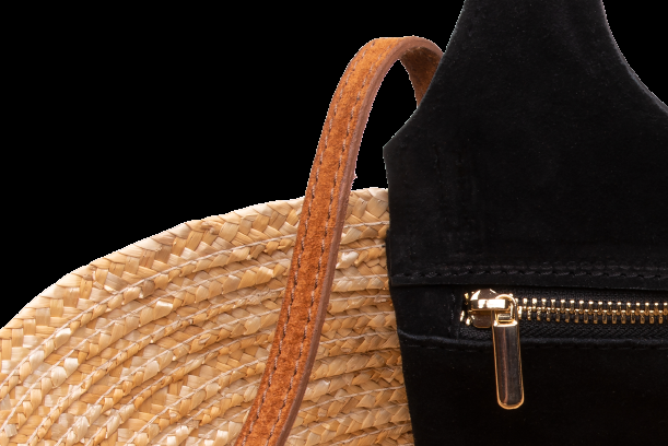 ACCESSOIRES Mini Tote Natur/Schwarz Hotsell