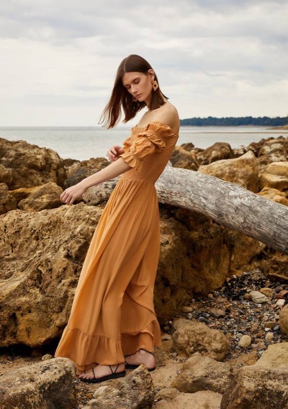 RESORTWEAR Lora Kleid Sand Auslauf
