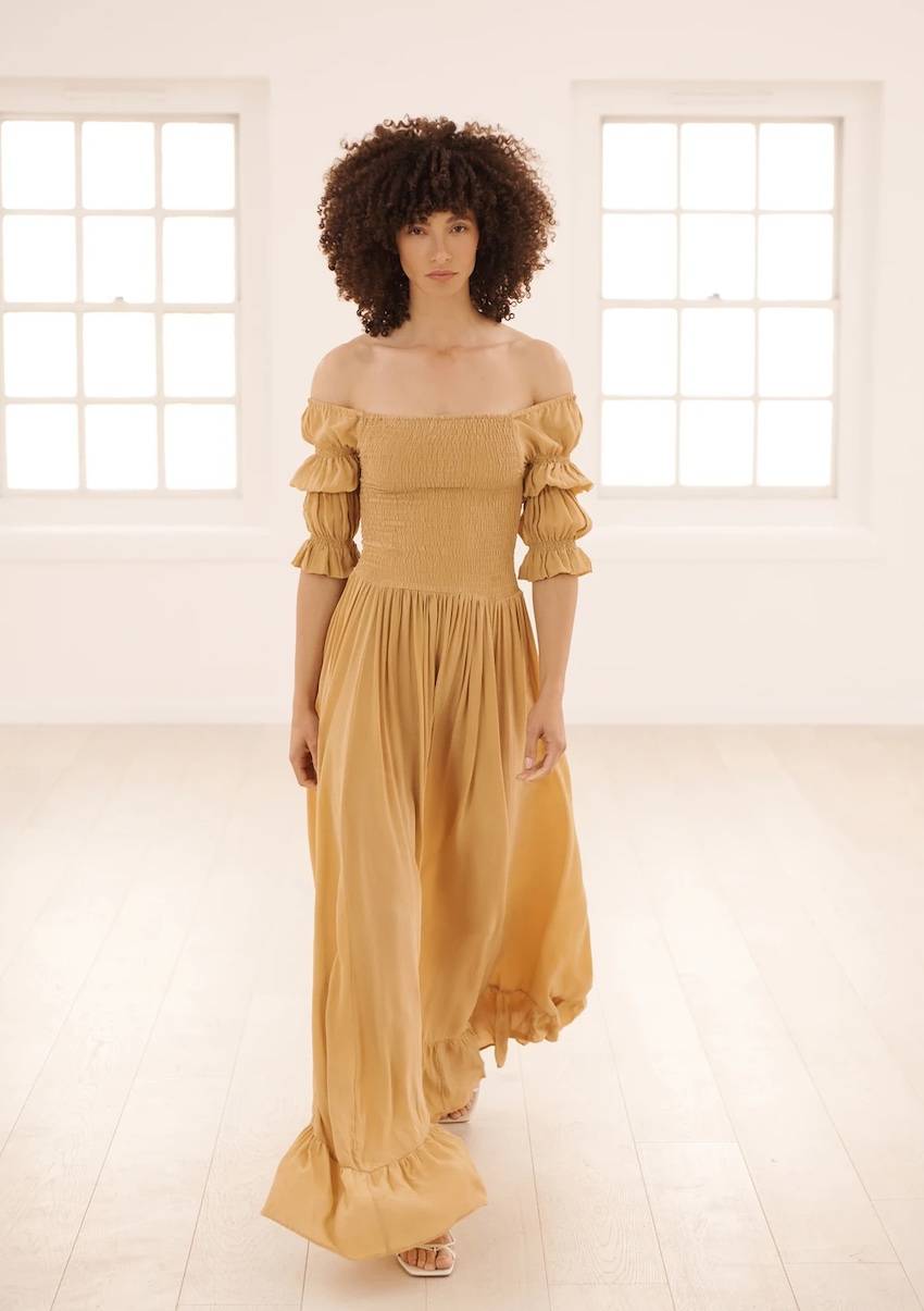 RESORTWEAR Lora Kleid Sand Auslauf
