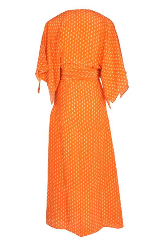 RESORTWEAR Modica Wickelkleid aus Seide Begrenztes Angebot