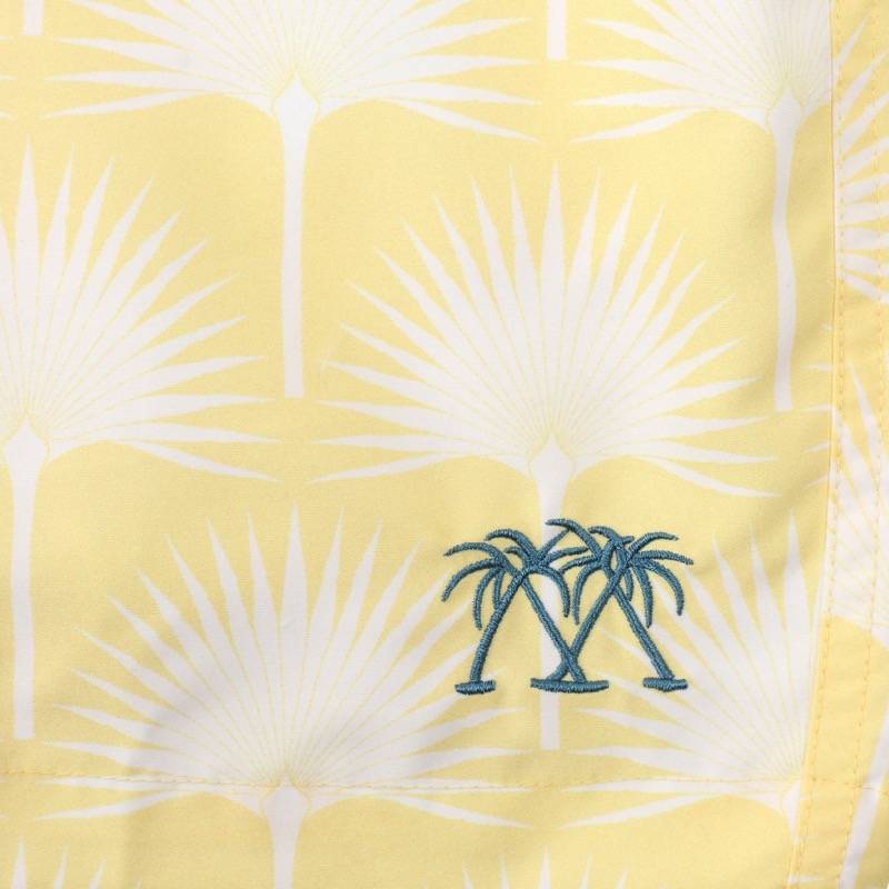 HERREN Badehose Palme in gelb Verkauf