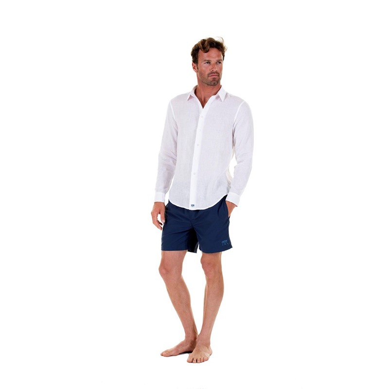 HERREN Badehose in dunkelblau Schlussverkauf