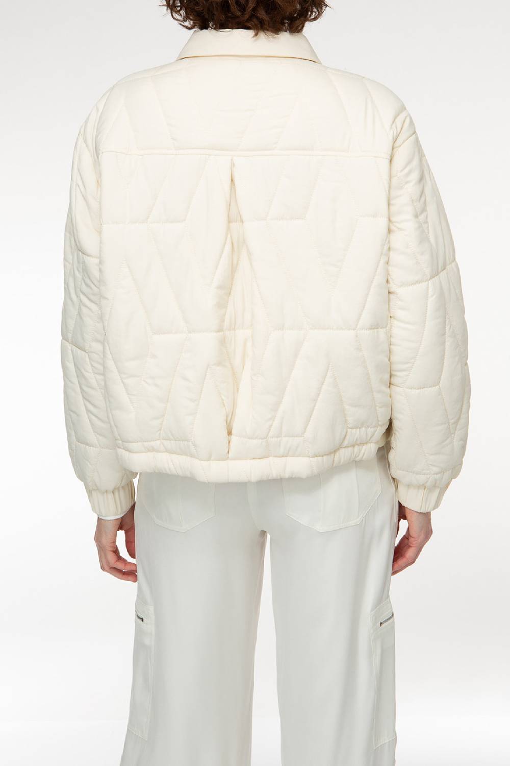 IVI GmbH PUFFER NYLON Jacke mit Signature Steppung weiß Hotsell
