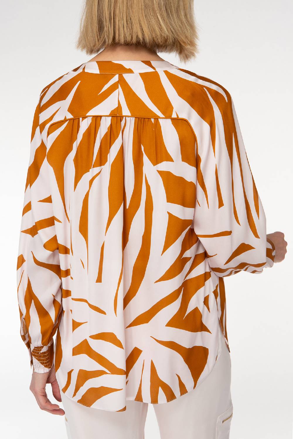 IVI GmbH PALM LEAF AMBER Tunika mit raffinierten Nahtdetails Outlet