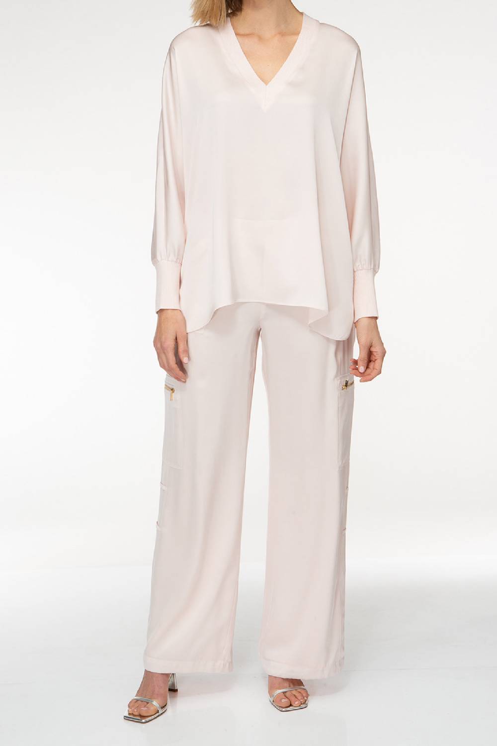 IVI GmbH SOLID SILK Tunika rosé Auslauf