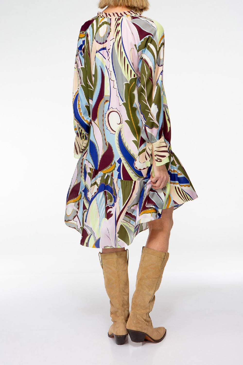 IVI GmbH LAS VEGAS Seidenkleid mit asymmetrischem Saum Hotsell