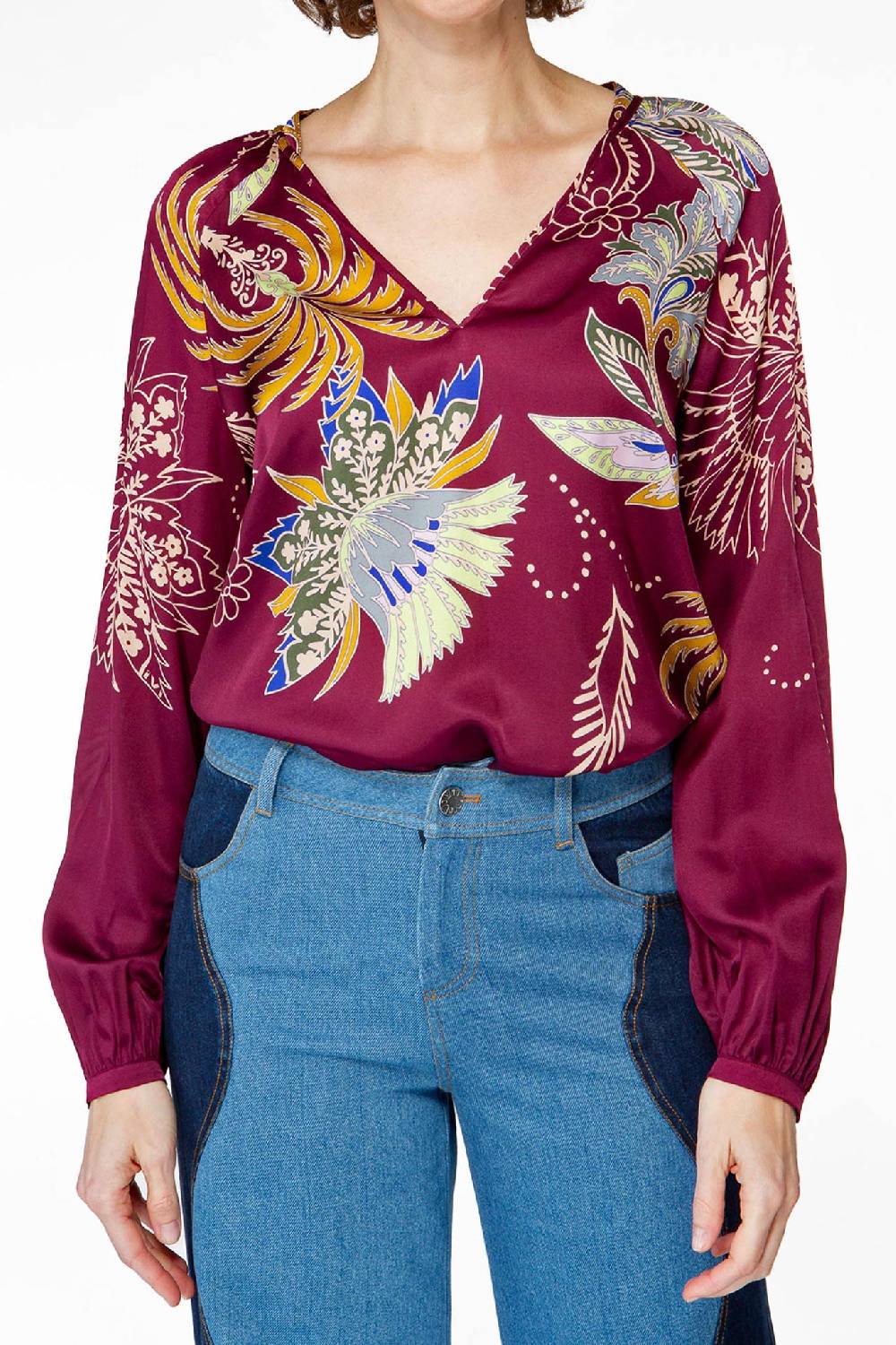 IVI GmbH GLAMOROUS Bluse mit Cut Out Fabrikverkauf