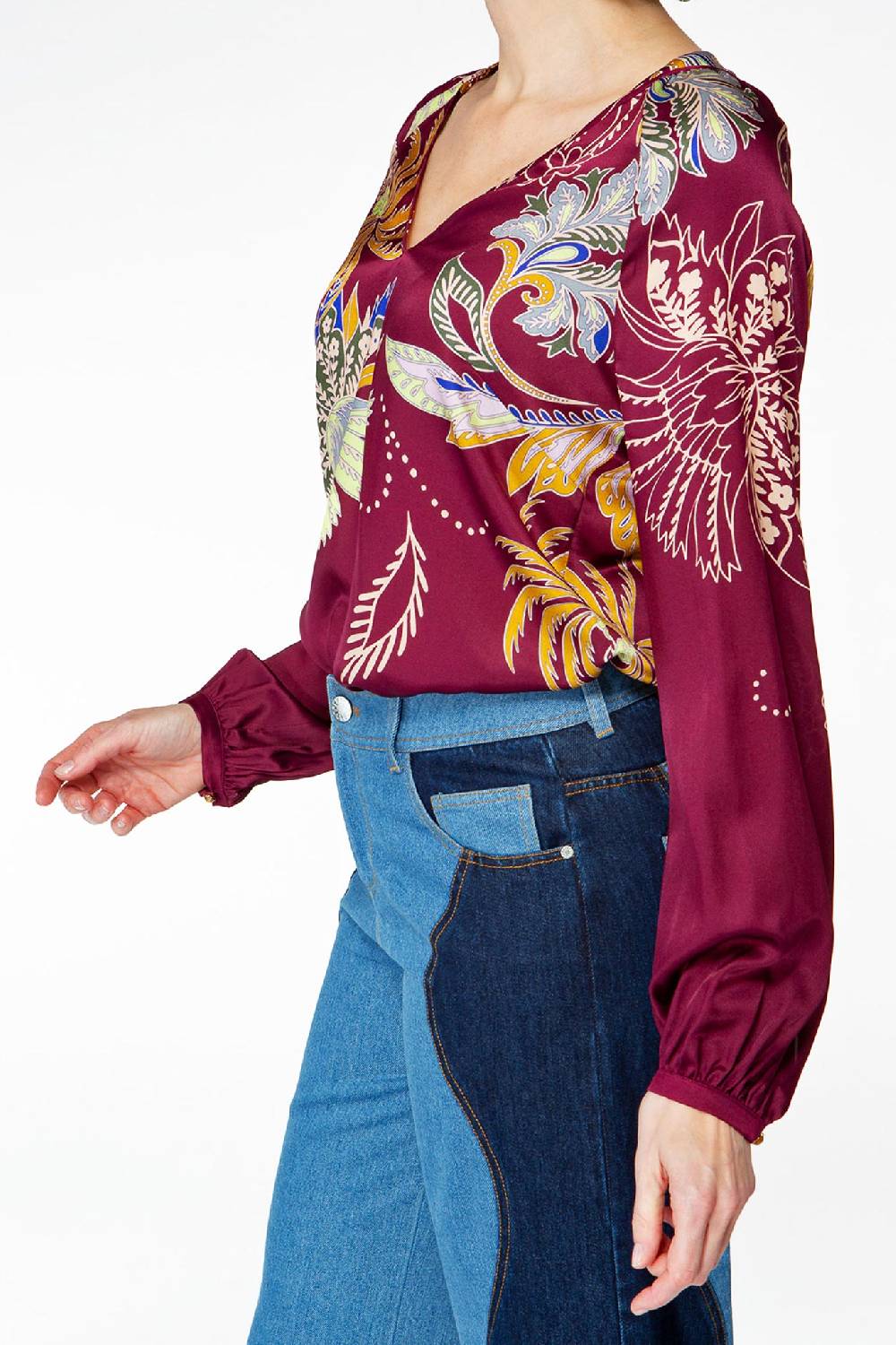 IVI GmbH GLAMOROUS Bluse mit Cut Out Fabrikverkauf