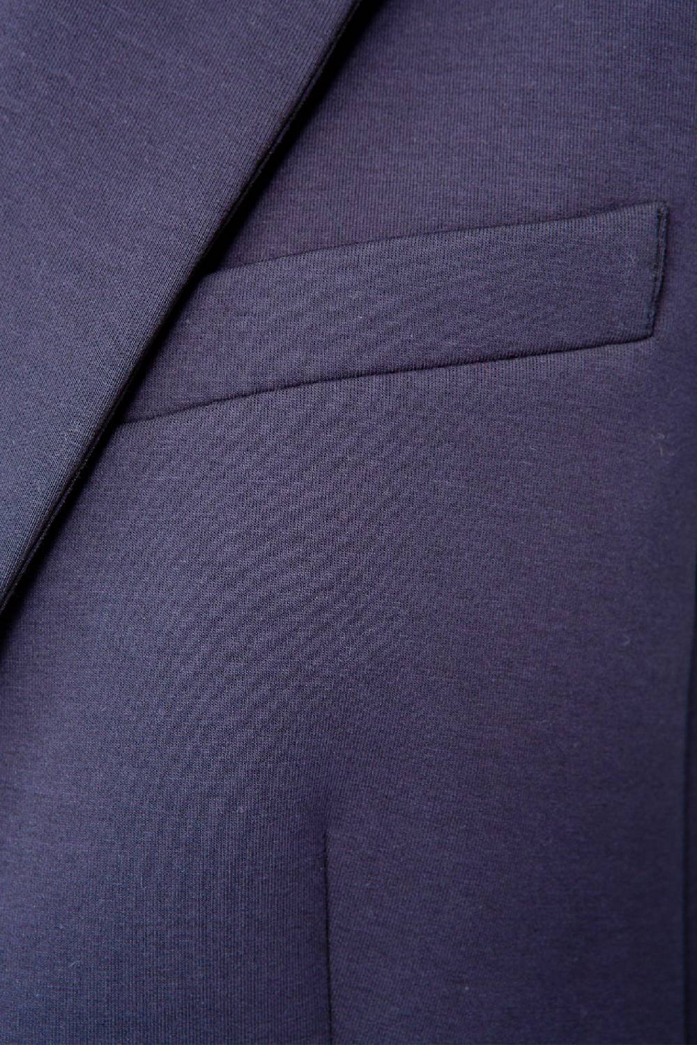 IVI GmbH SOLID JERSEY Weste mit Reverskragen navy Auslauf