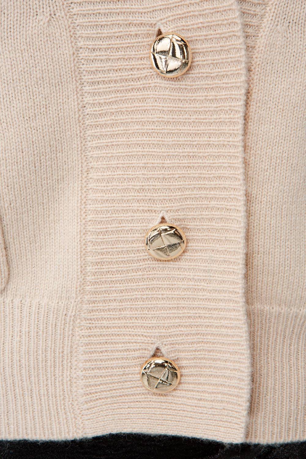 IVI GmbH SOLID KNIT Cardigan mit aufgesetzten Taschen sand Angebote