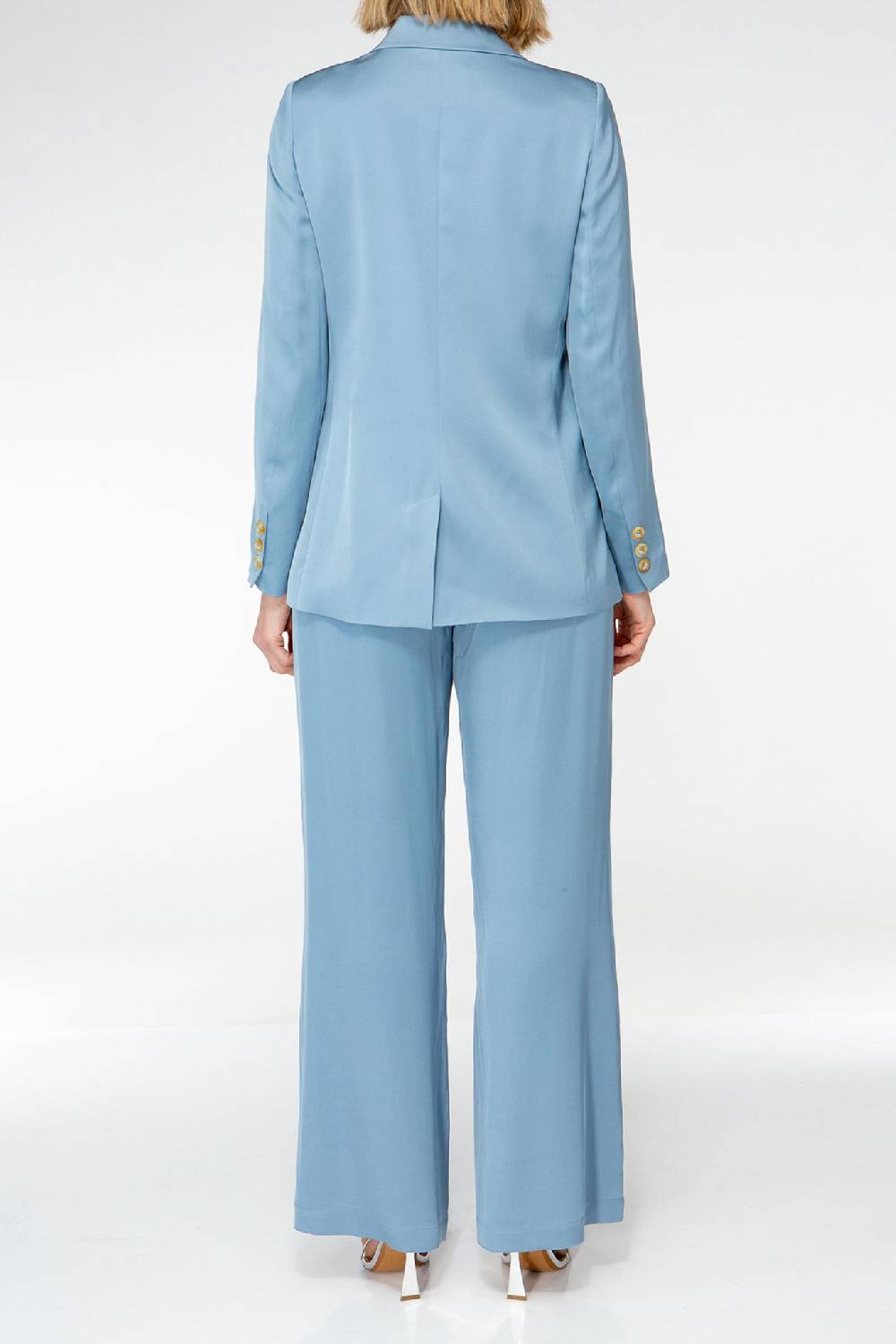 IVI GmbH SOLID SILK Seidenblazer hellblau Online