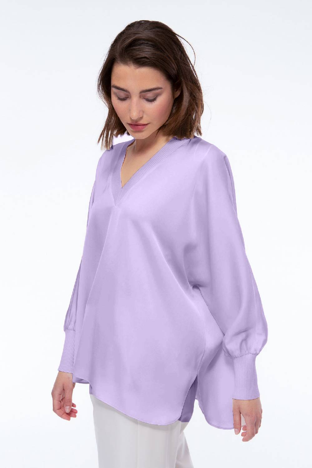 IVI GmbH SOLID SILK Tunika lila Günstiger Verkauf