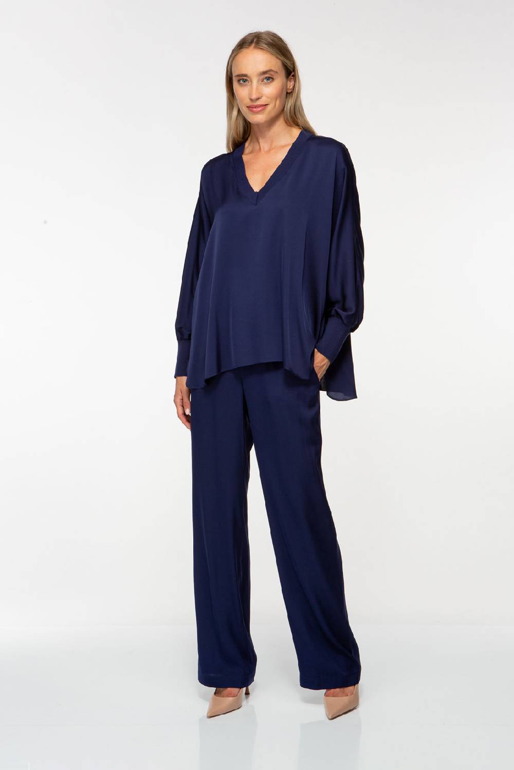 IVI GmbH SOLID SILK Tunika navy Clearance-Verkauf