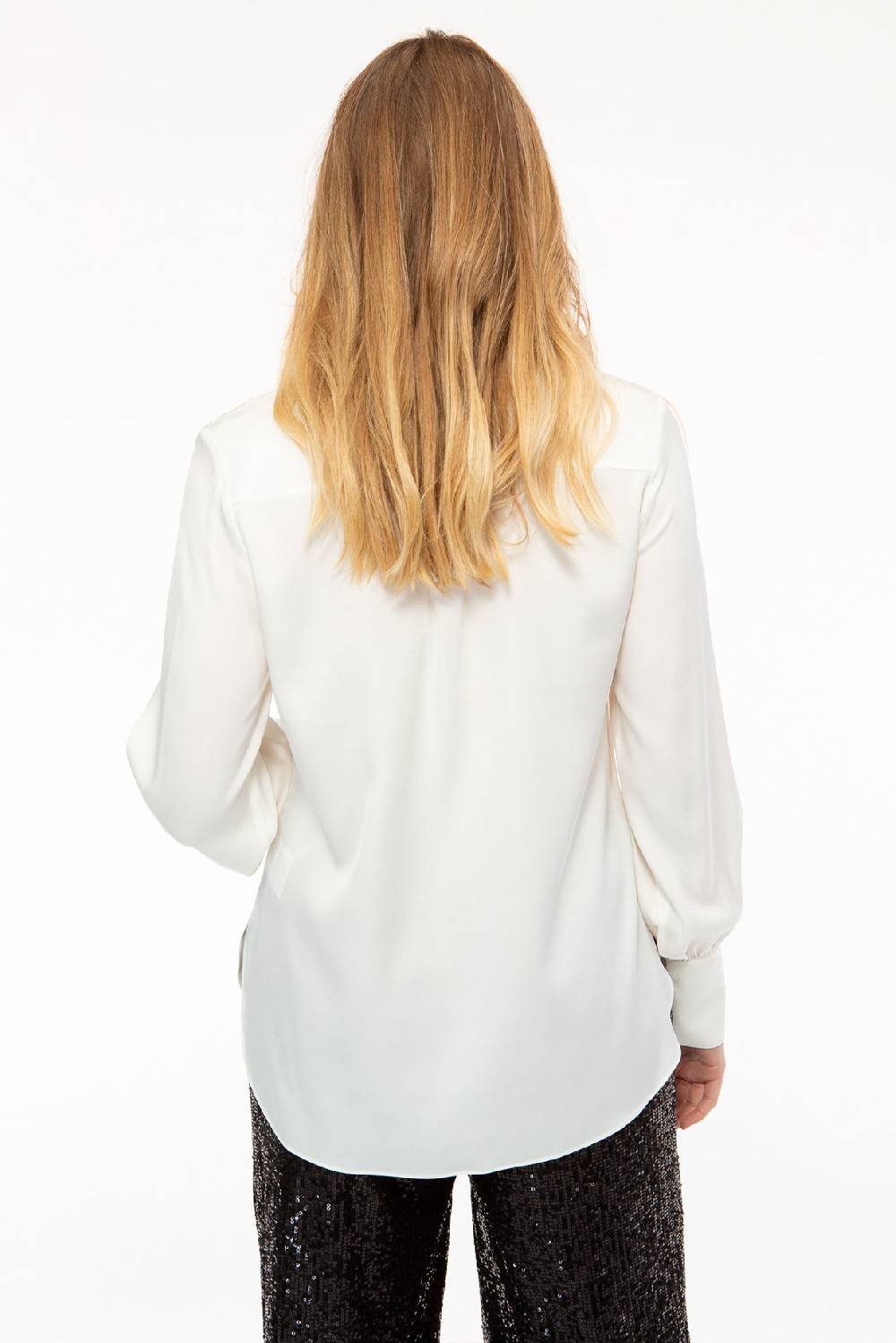 IVI GmbH SOLID SILK Hemdbluse weiß Angebote