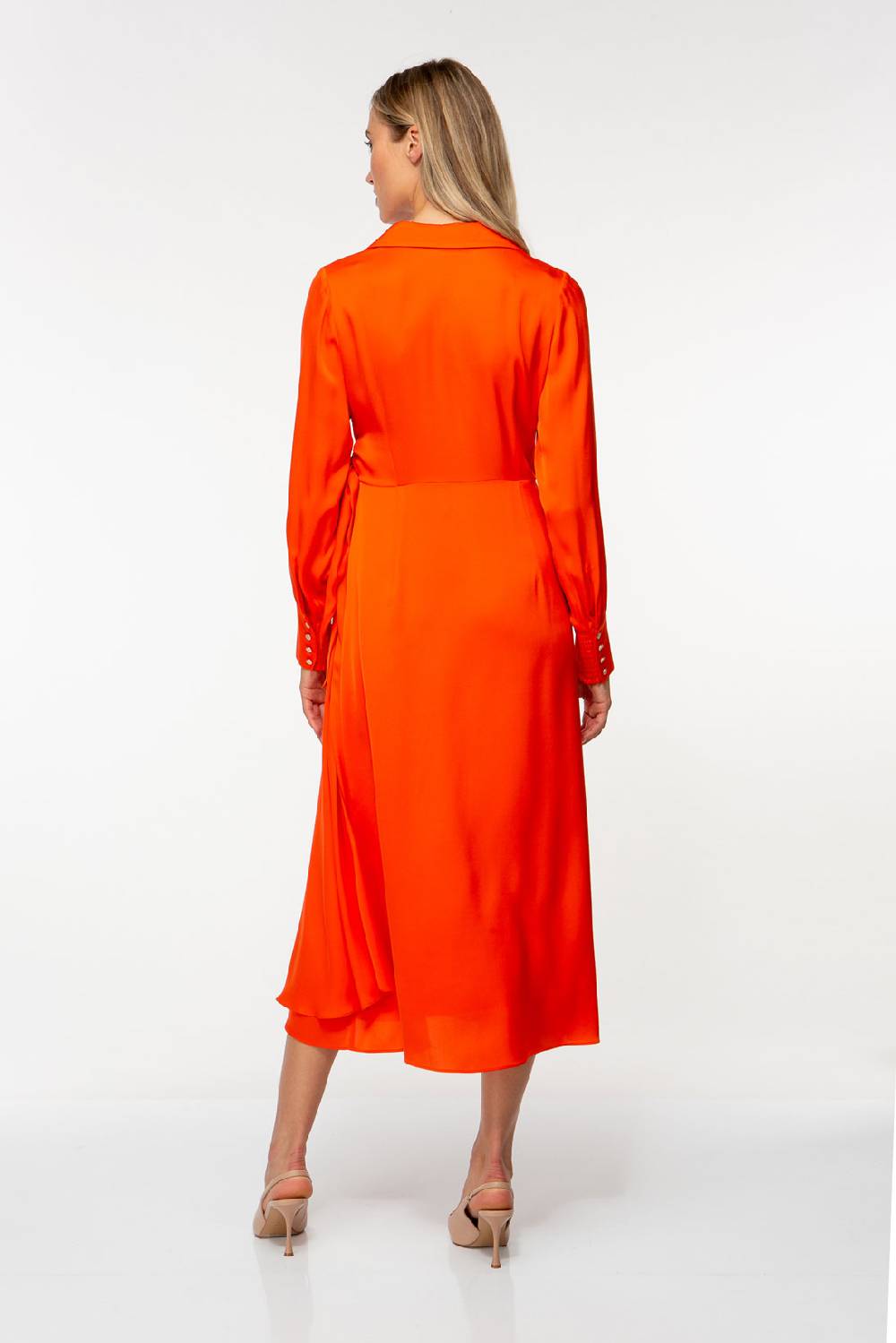 IVI GmbH SOLID SILK Midi Wickelkleid grenadine Outlet